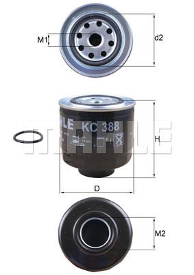 WILMINK GROUP Degvielas filtrs WG1214826